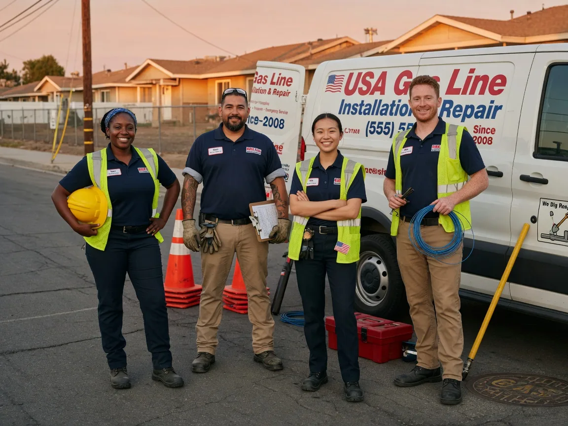 Gas Line Installation company in Coello, IL
